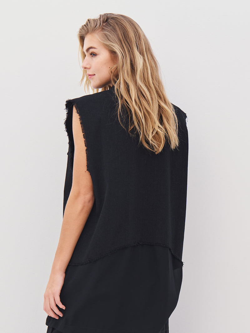 NÜ ANINA vest Veste Sort