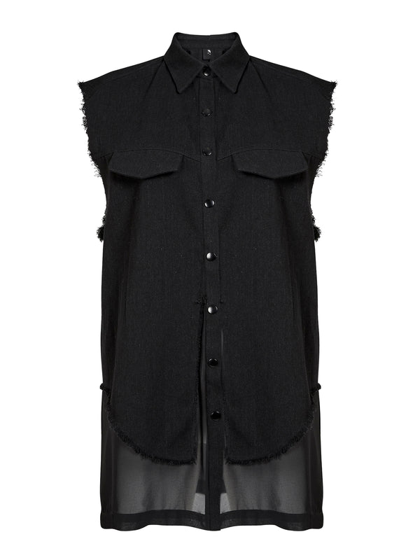 NÜ ANINA vest Veste Sort