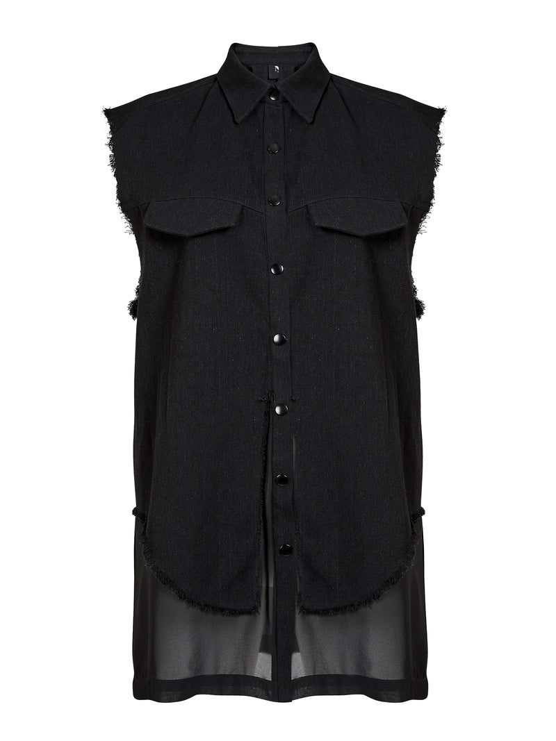 NÜ ANINA vest Veste Sort
