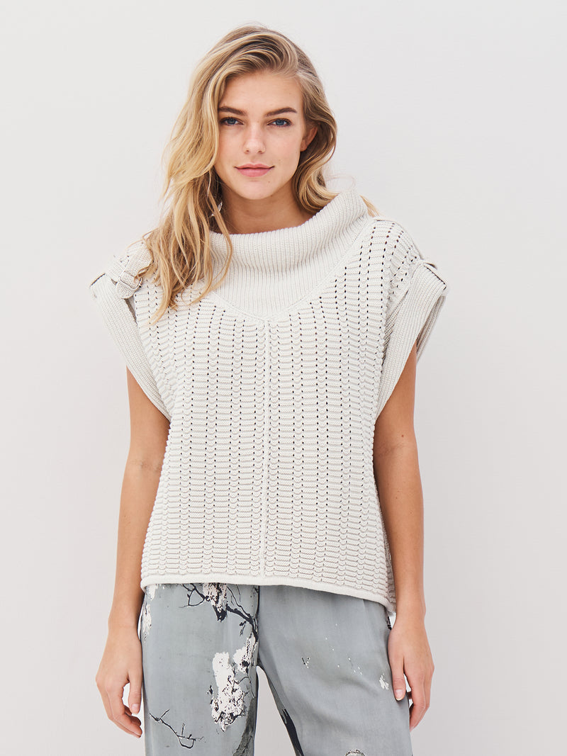NÜ ANJA strikbluse Bluser 112 Bone