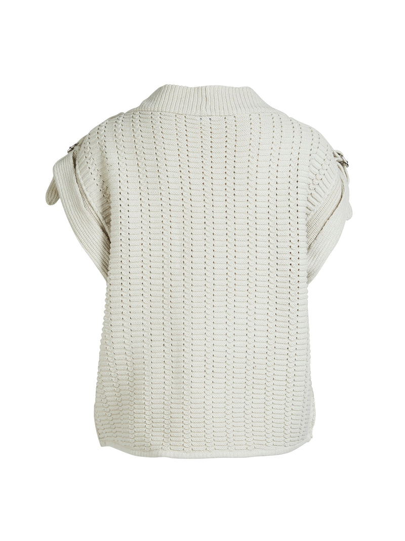 NÜ ANJA strikbluse Bluser 112 Bone