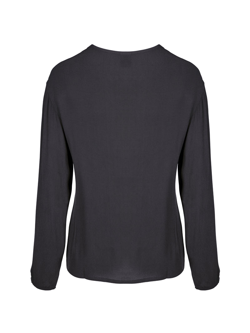 NÜ ANNI V-hals bluse Bluser 901 Grey