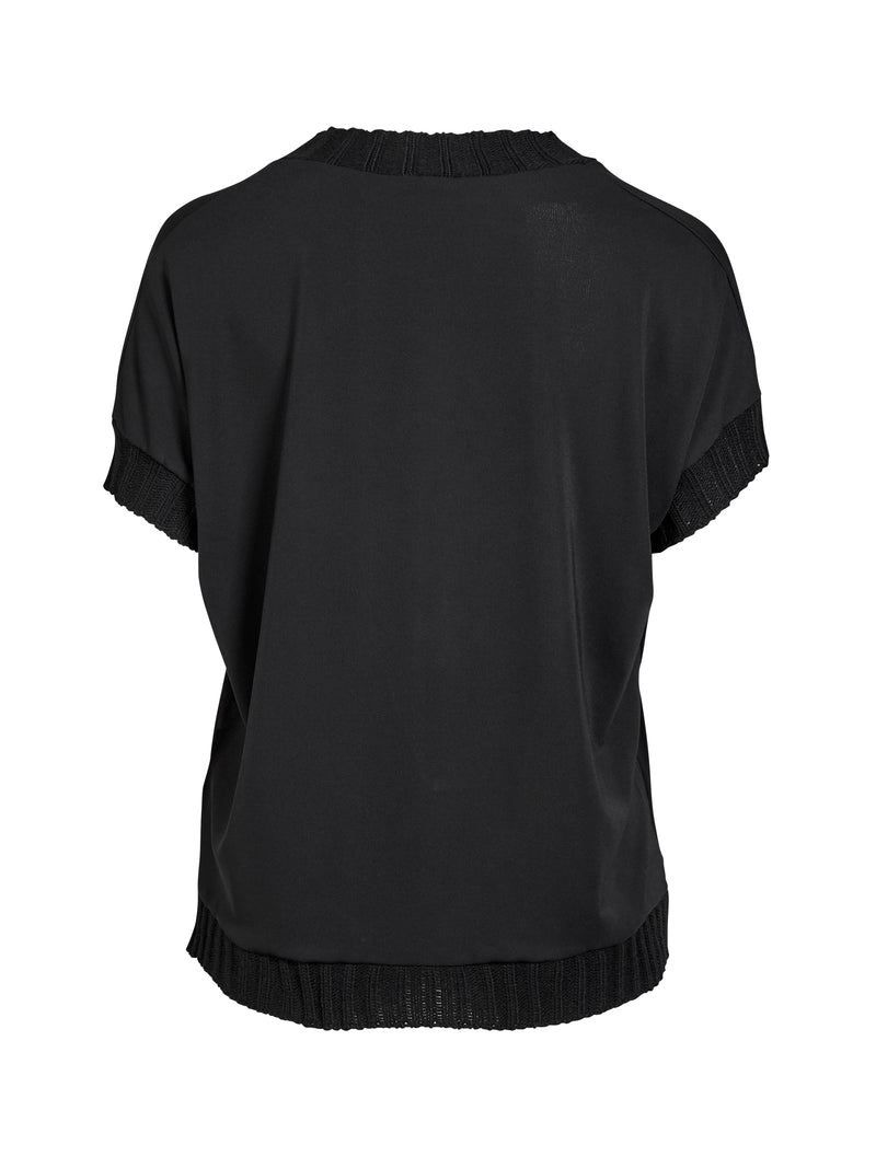 NÜ ANNIA top Toppe og t-shirts Sort