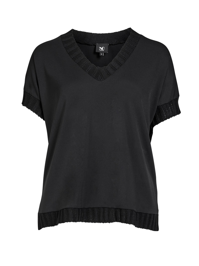 NÜ ANNIA top Toppe og t-shirts Sort