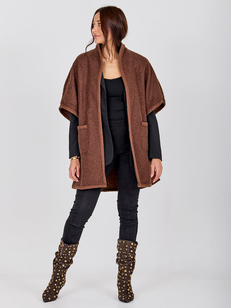 NÜ ARIA vest Veste 224 Dark Brown