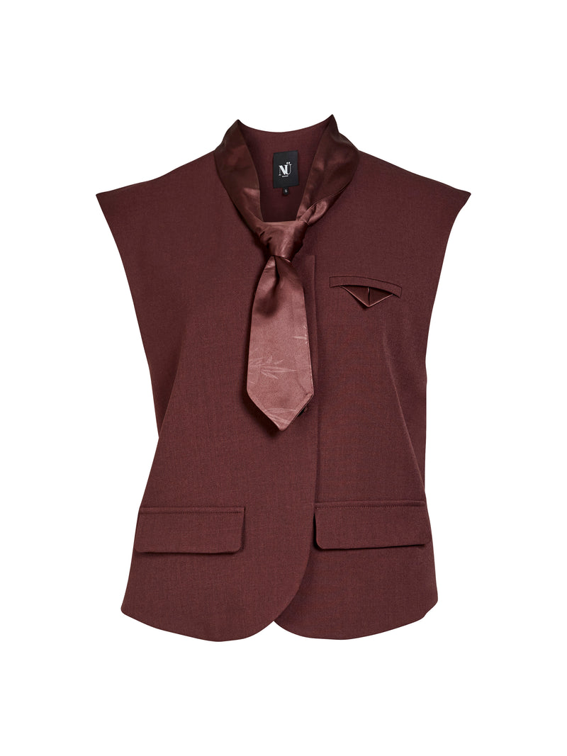 NÜ ARIEL vest Veste 789 Grape