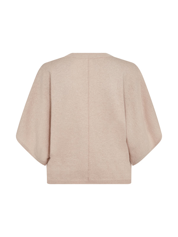 NÜ ASMI strikket bluse  601 Nude rose