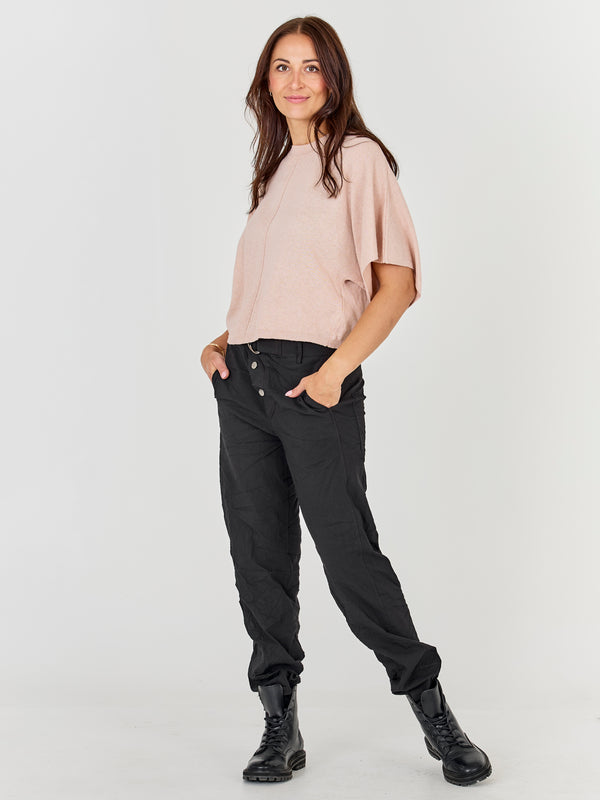 NÜ ASMI strikket bluse  601 Nude rose
