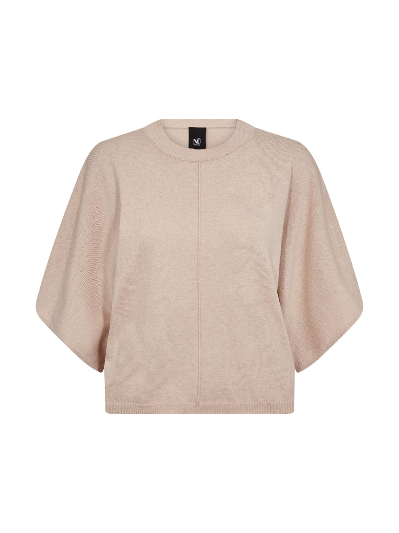 NÜ ASMI strikket bluse  601 Nude rose