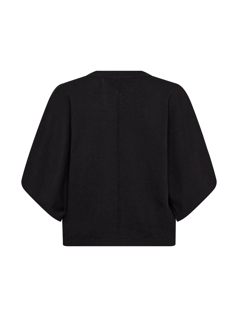 NÜ ASMI strikket bluse  Sort