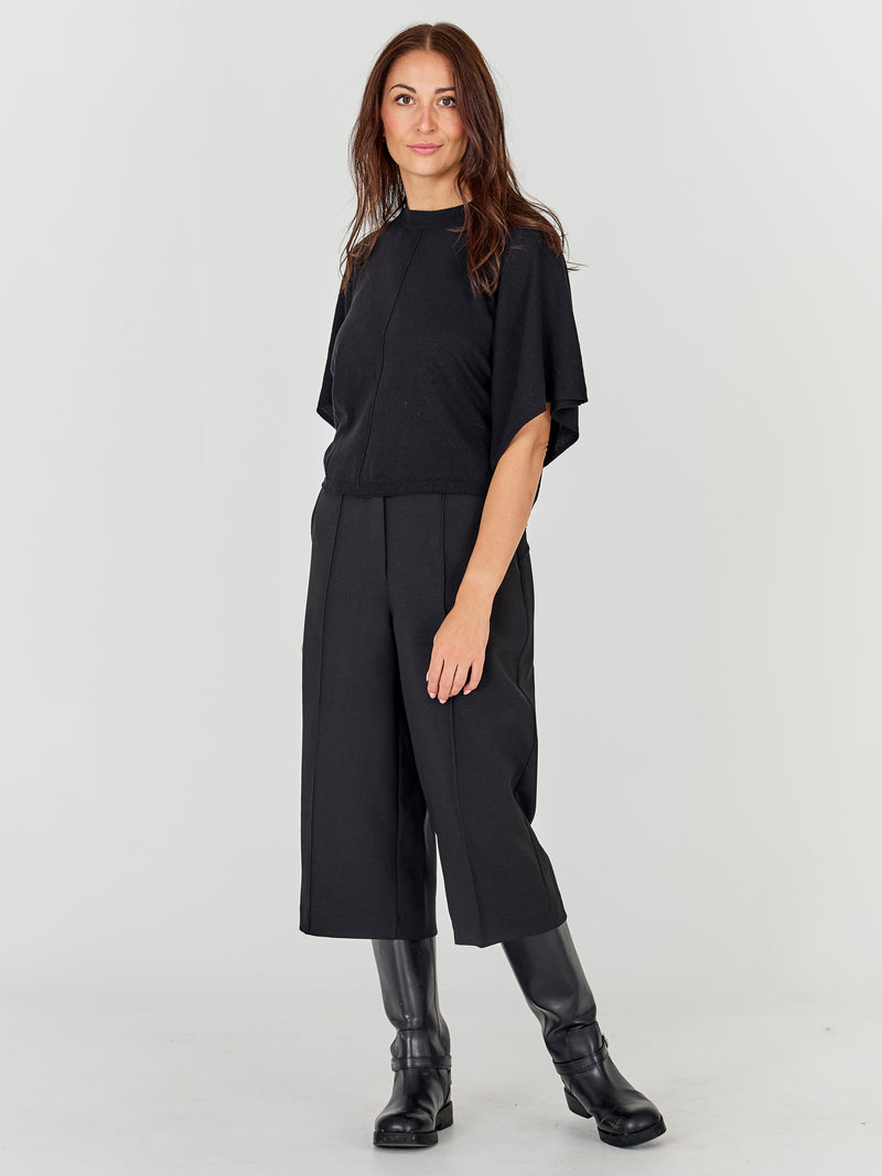 NÜ ASMI strikket bluse  Sort