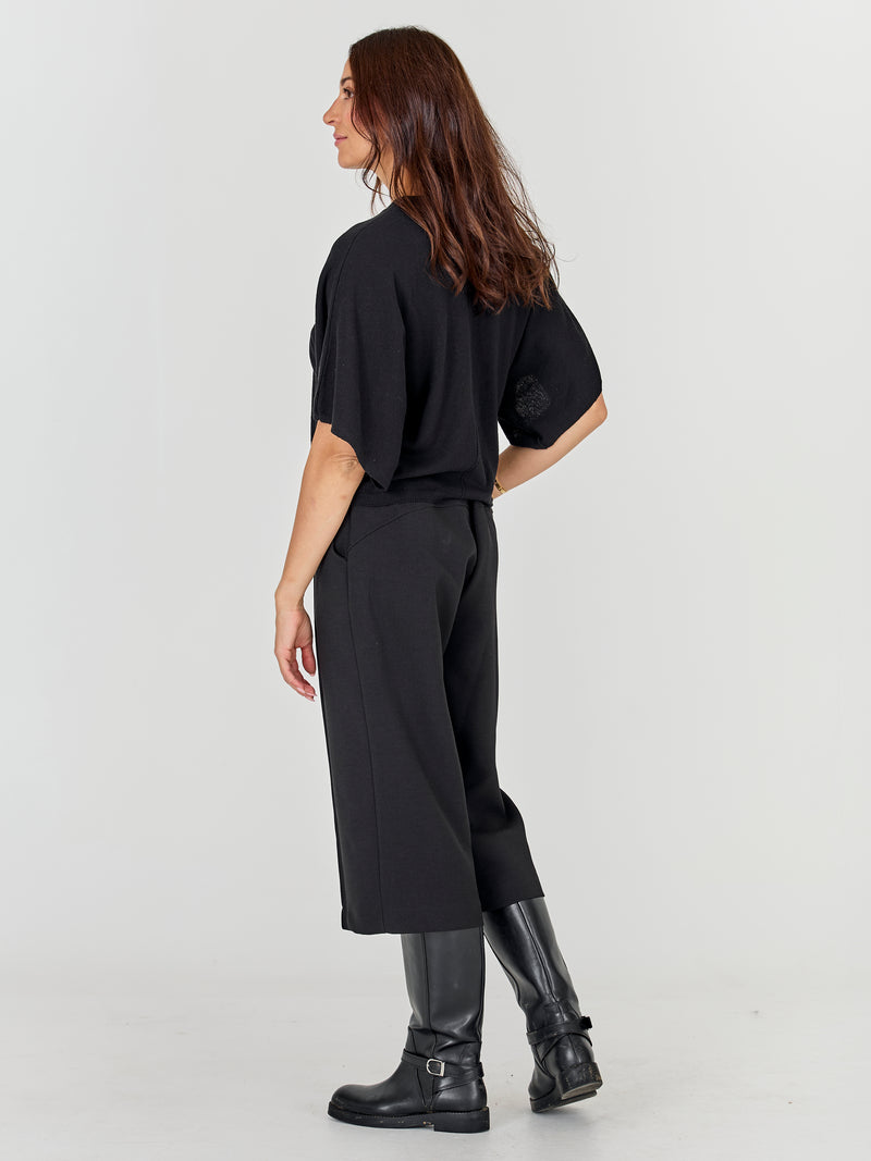 NÜ ASMI strikket bluse  Sort