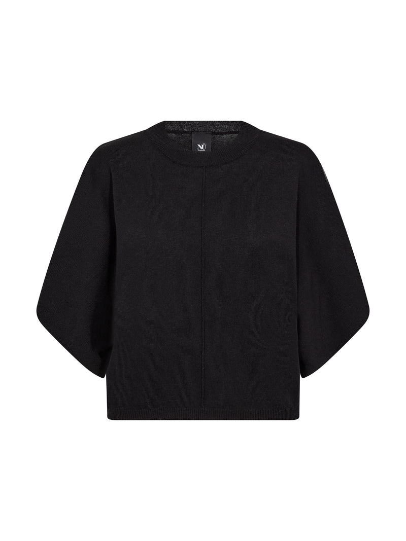 NÜ ASMI strikket bluse  Sort