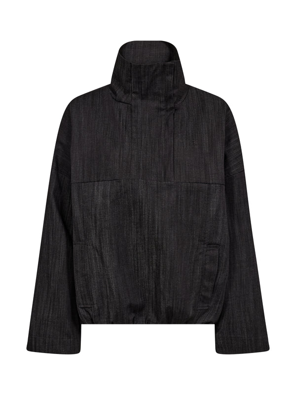 NÜ ASTI Bluse Bluser 006 Black Denim