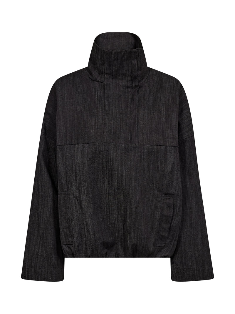 NÜ ASTI Bluse Bluser 006 Black Denim