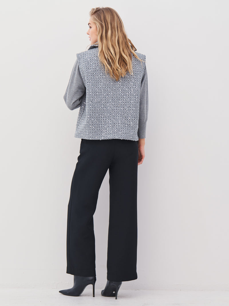 NÜ ASTON vest Veste 901 Grey