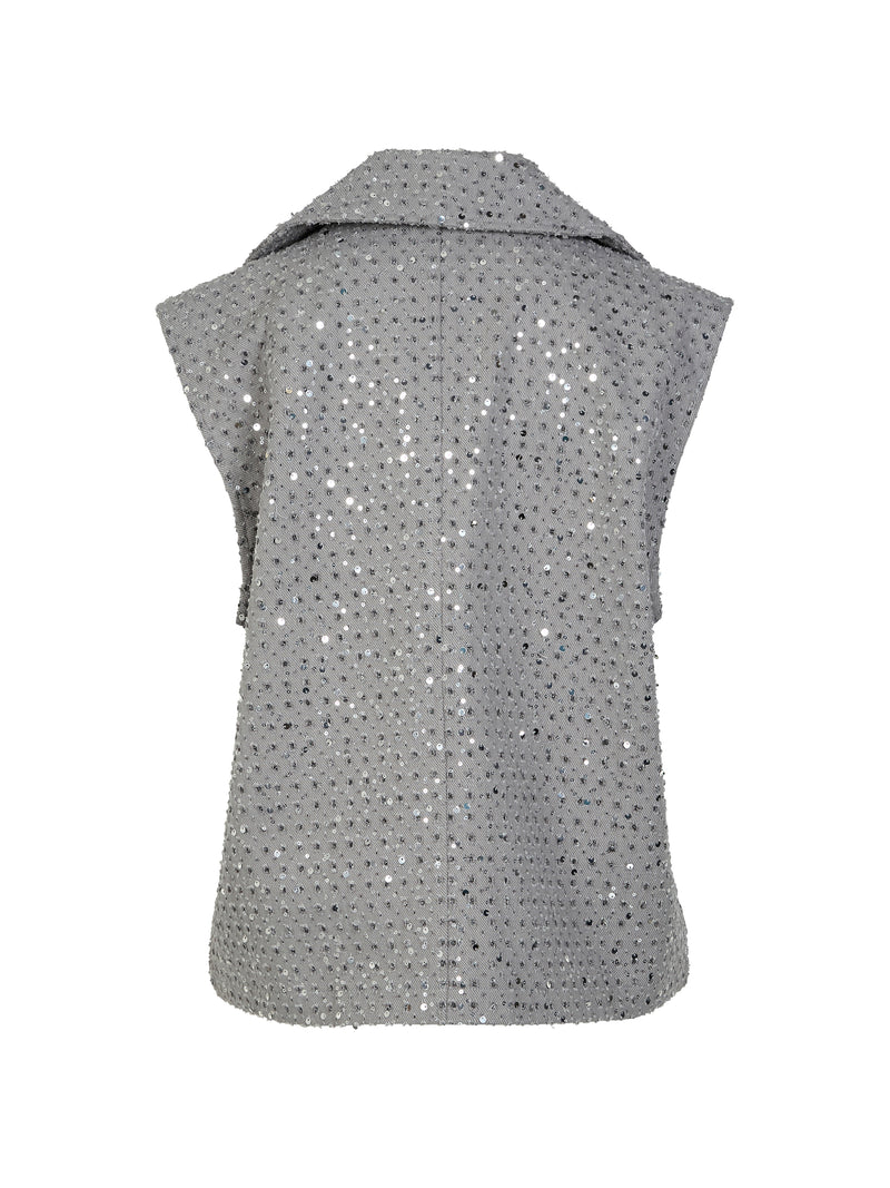 NÜ ASTON vest Veste 901 Grey
