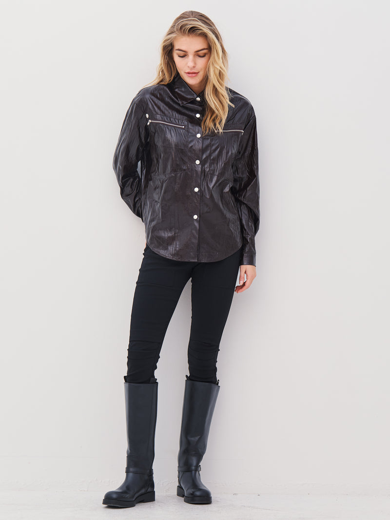 NÜ ATHEA skjorte Skjorter 289 Brown