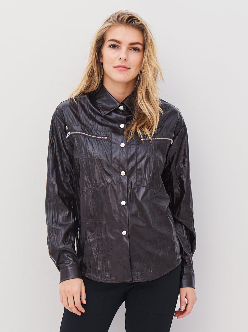 NÜ ATHEA skjorte Skjorter 289 Brown