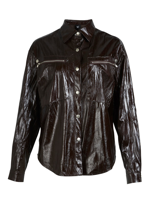 NÜ ATHEA skjorte Skjorter 289 Brown