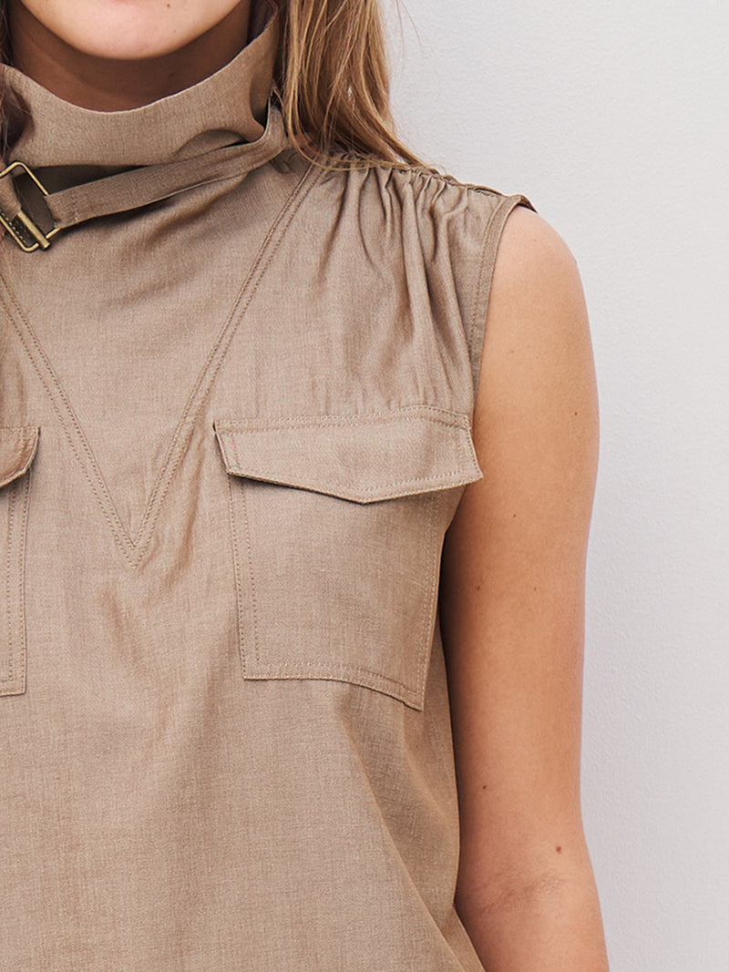 NÜ AVALON top Toppe og t-shirts 220 Camel