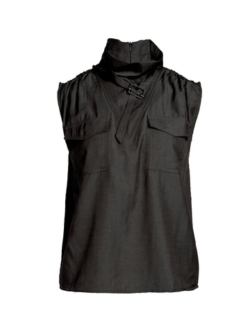 NÜ AVALON top Toppe og t-shirts Sort