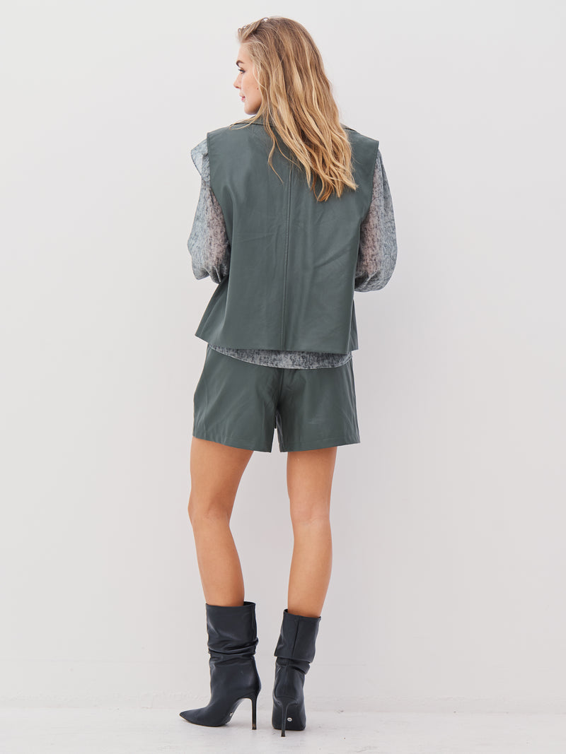 NÜ AVA vest Veste 385 Dark Green