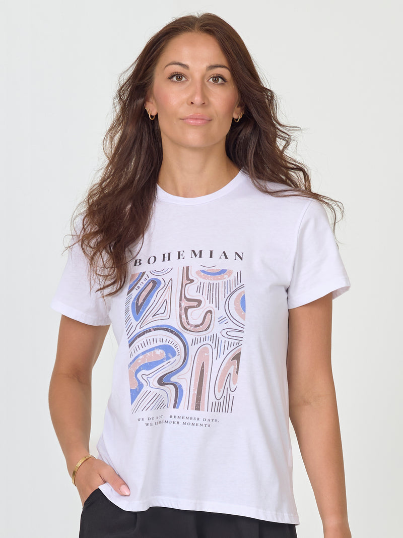 NÜ AYZA T-shirt Toppe og t-shirts 402 Blue mix