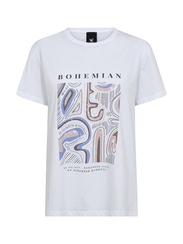 NÜ AYZA T-shirt Toppe og t-shirts 402 Blue mix