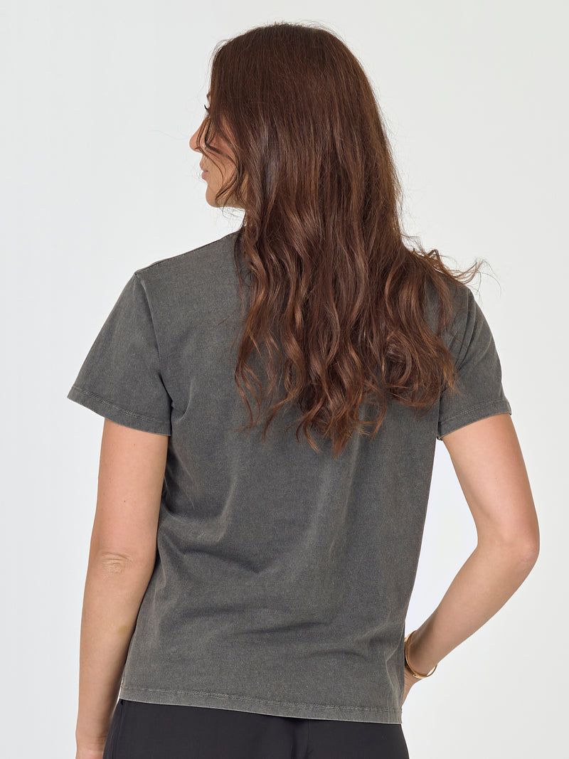 NÜ AYZA t-shirt farvet Toppe og t-shirts Sort mix