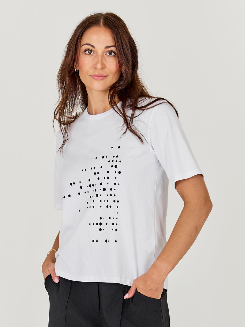 NÜ AYZA t-shirt s/s Toppe og t-shirts 001 Print