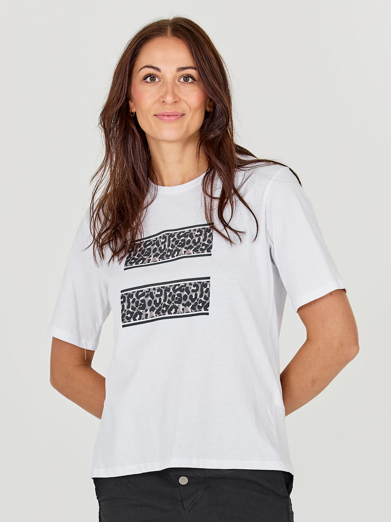 NÜ AYZA t-shirt s/s Toppe og t-shirts 002 Print