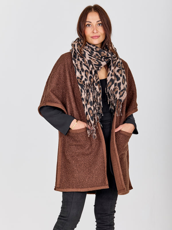 NÜ Aya Scarf Leo Accessories 289 Brown Mix
