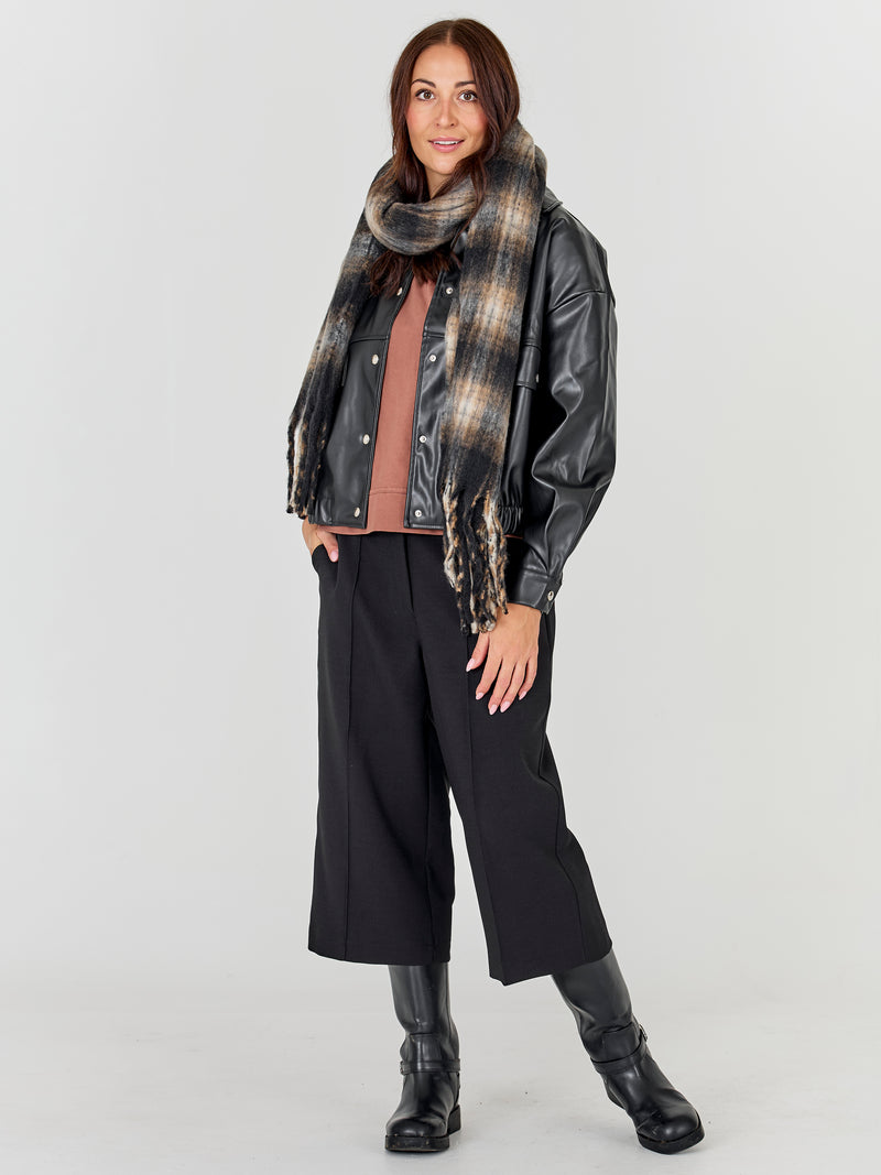 NÜ Aya tørklæde Accessories Sort mix