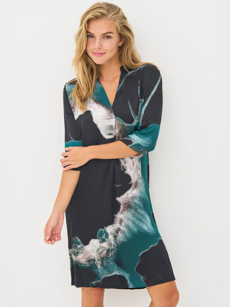 NÜ BABETH tunika Tunika 355 Petrol green mix