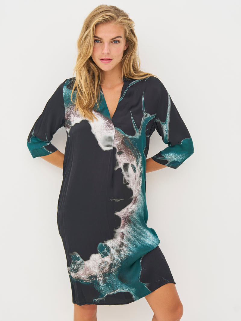 NÜ BABETH tunika Tunika 355 Petrol green mix