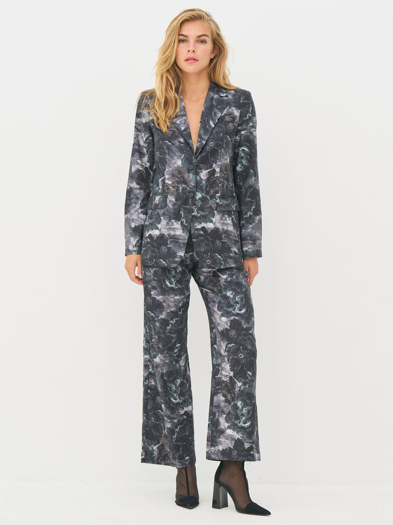 NÜ BALOU blazer Blazere 355 Petrol green mix