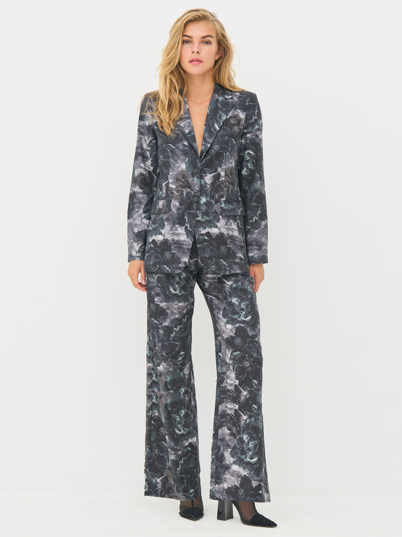 NÜ BALOU blazer Blazere 355 Petrol green mix