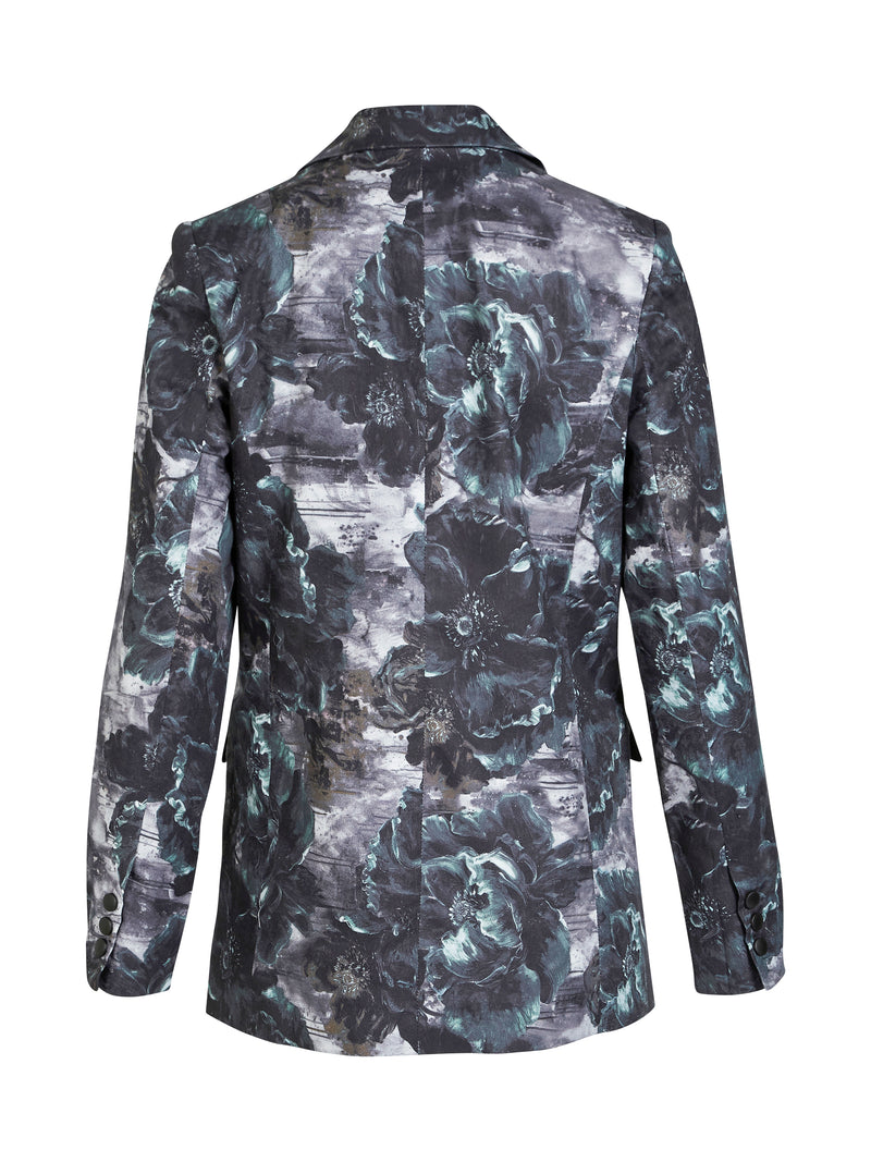 NÜ BALOU blazer Blazere 355 Petrol green mix