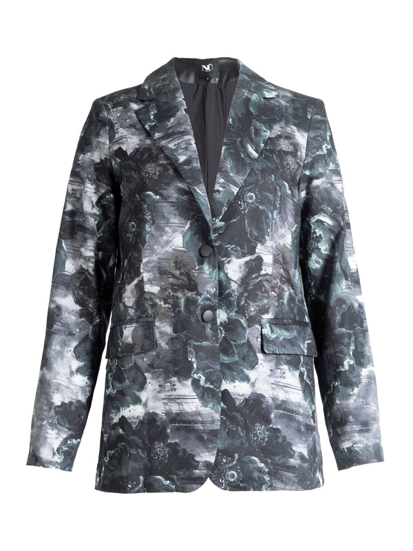 NÜ BALOU blazer Blazere 355 Petrol green mix