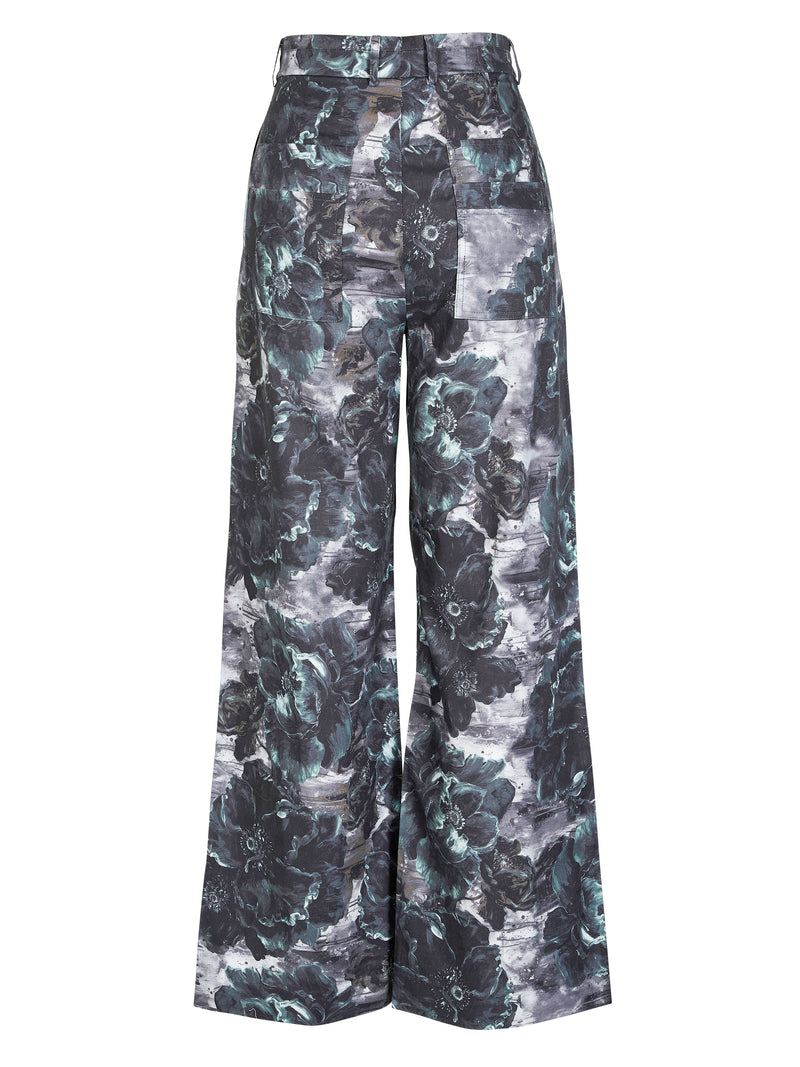 NÜ BALOU bukser Bukser 355 Petrol green mix