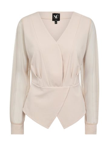 NÜ BAO Bluse Bluser 112 Bone