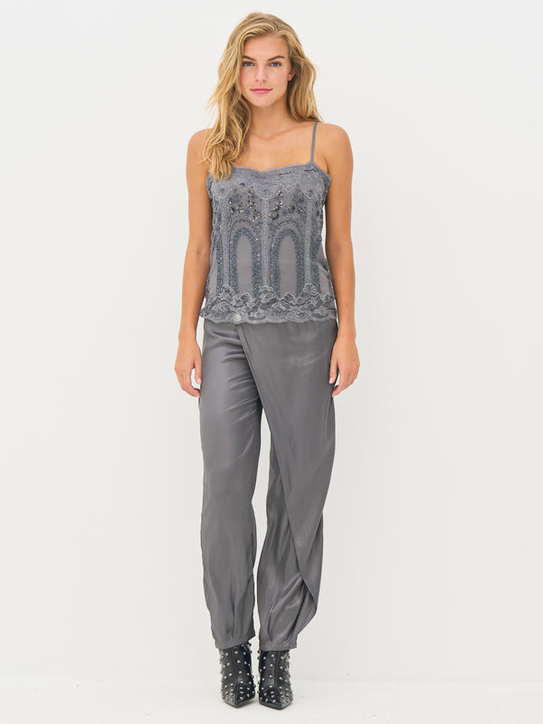 NÜ BEA top Toppe og t-shirts 989 iron grey