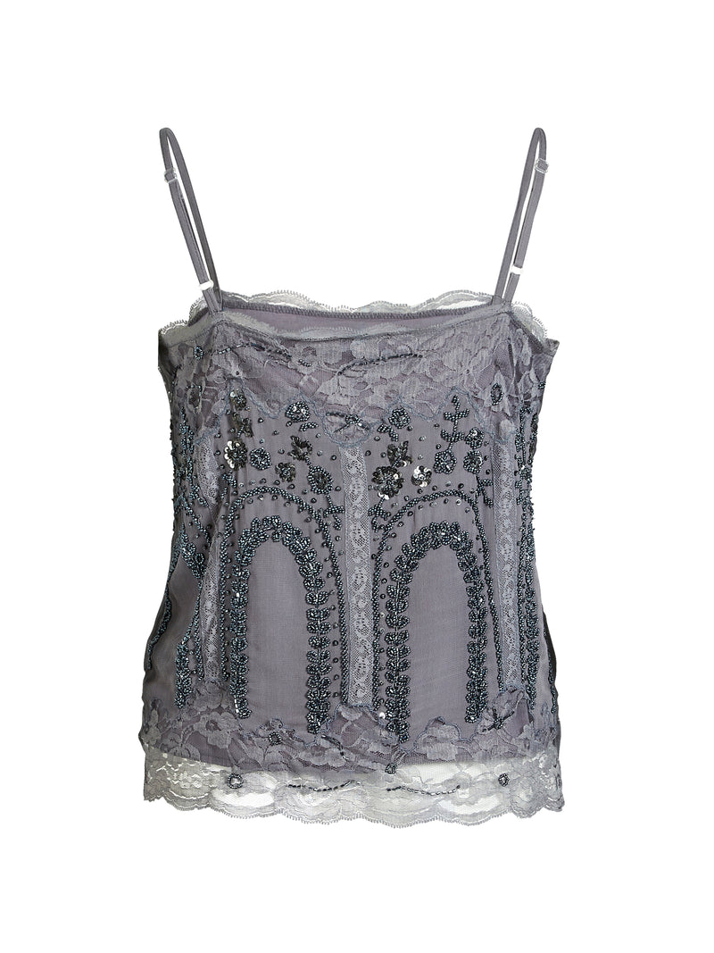 NÜ BEA top Toppe og t-shirts 989 iron grey