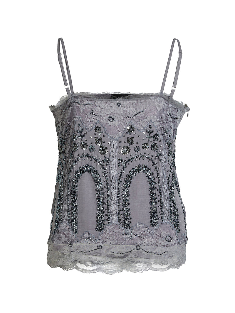 NÜ BEA top Toppe og t-shirts 989 iron grey