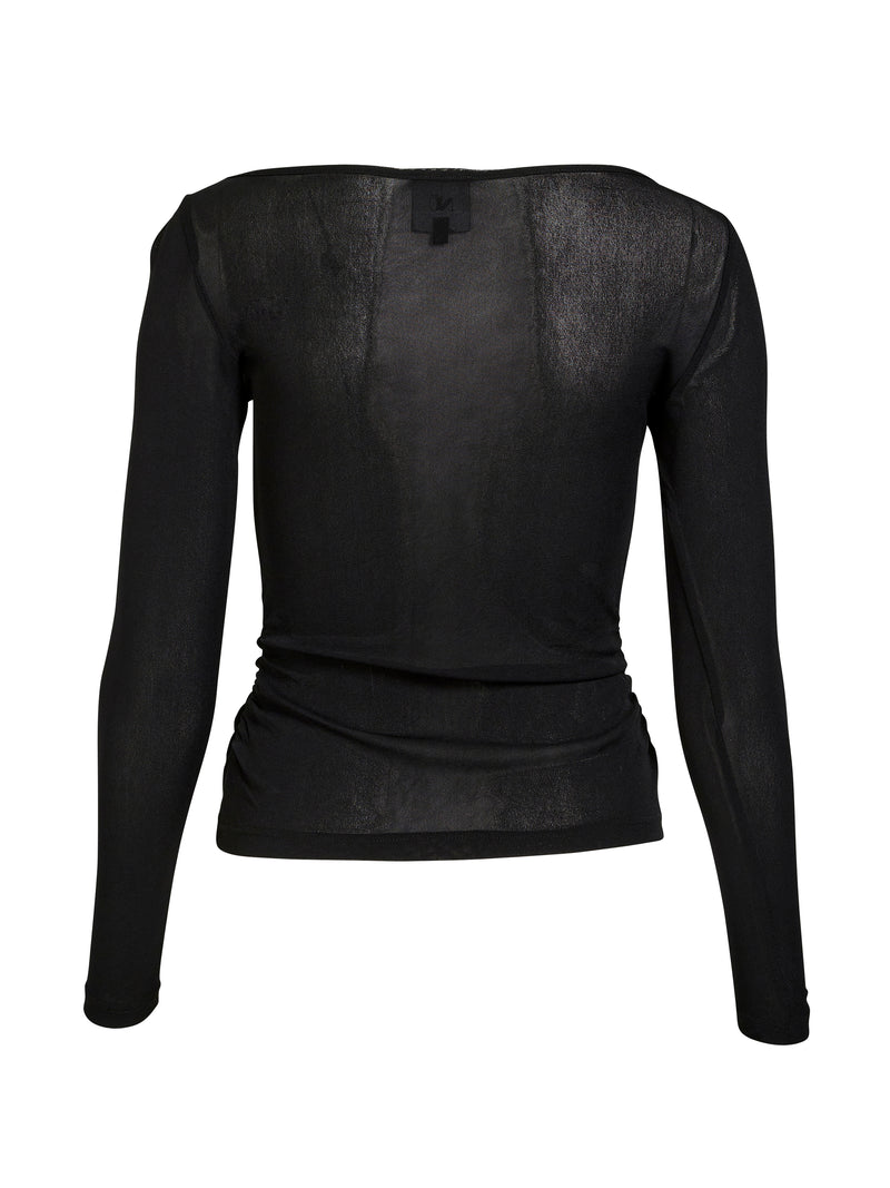 NÜ BETH l/s t-shirt Toppe og t-shirts Sort