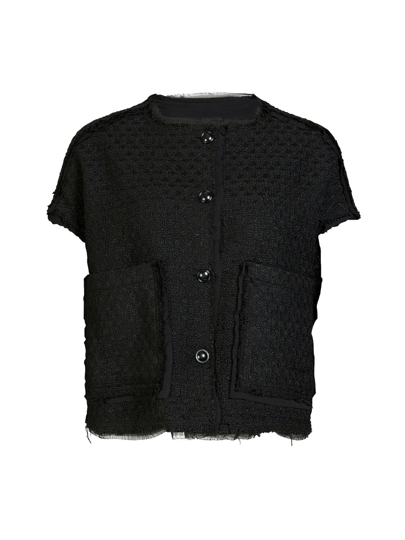 NÜ BETH vest Veste Sort