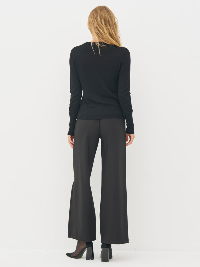 NÜ BETINA strikcardigan Cardigans Sort