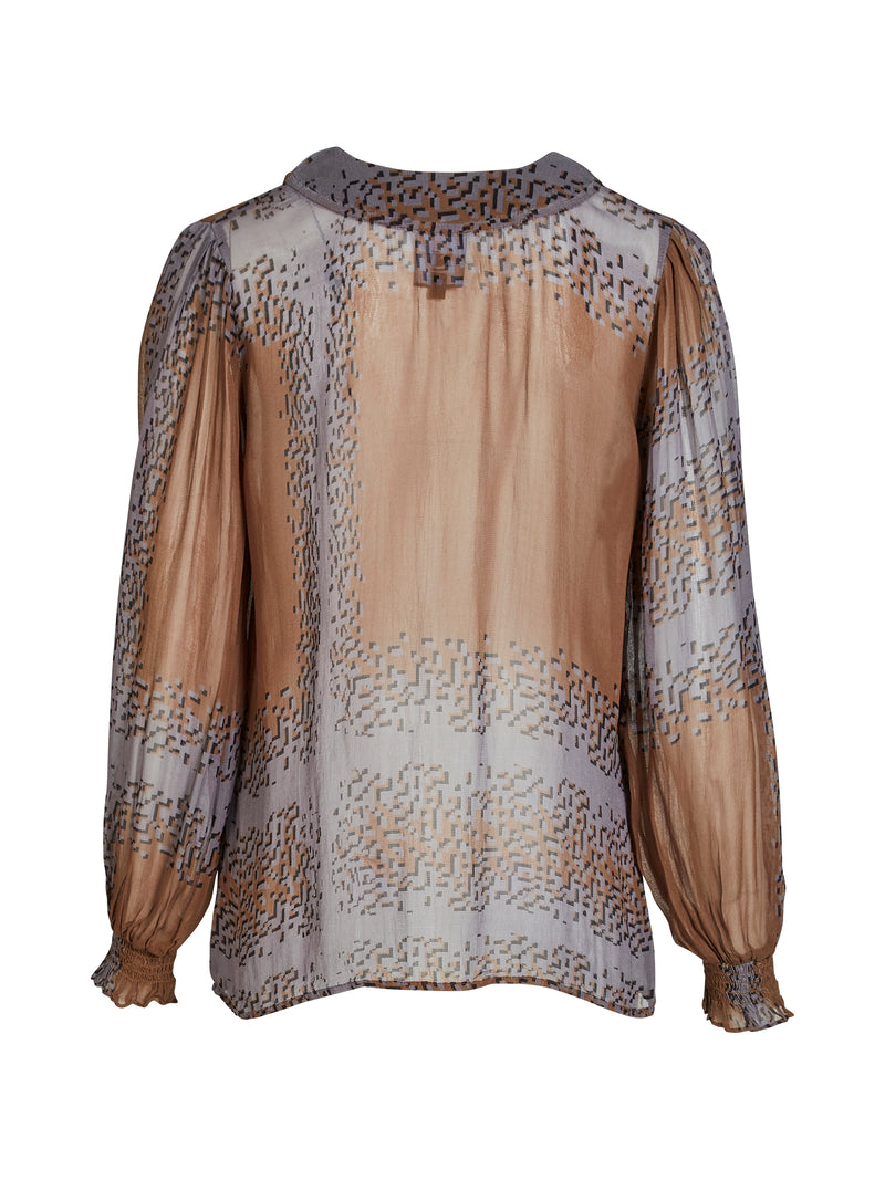 NÜ BIANCA bluse Bluser 294 Dark Earth mix