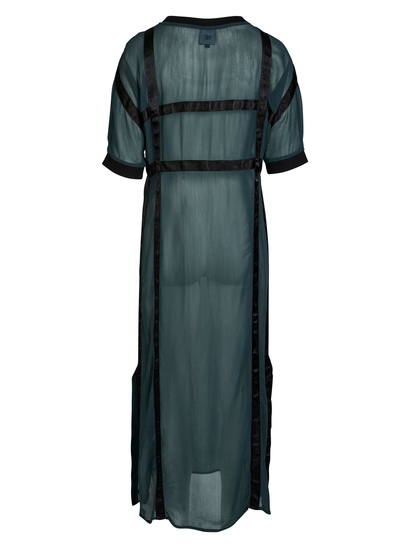 NÜ BILLIE kjole Kjoler 355 Petrol green mix